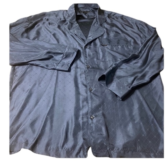 PERRY ELLIS ⭐️ 100%silk pajama top - Picture 1 of 7